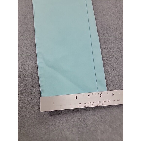 American Eagle Jeggings Womens 12 30x24 Crop Robin Egg Blue Mid High Stretch NEW - Picture 4 of 16